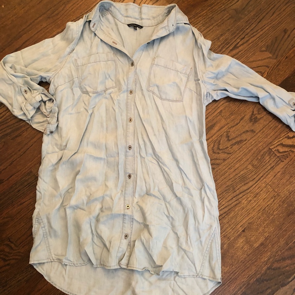 Washed jeans dress